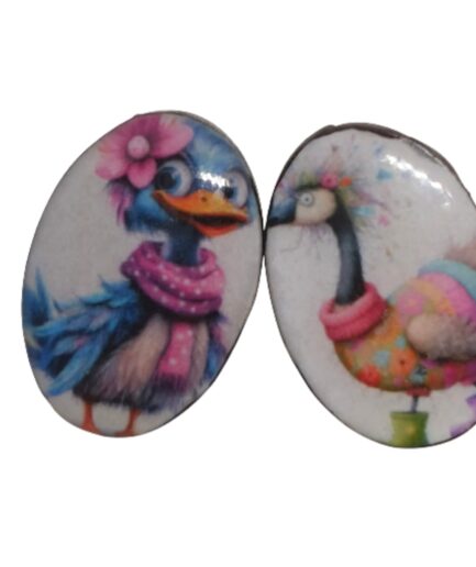 B40 Small Birds Pink Scarf
